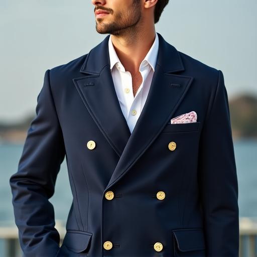 Giacca doppiopetto da uomo